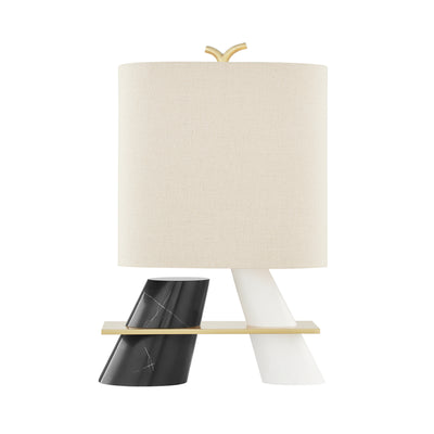 Hudson Valley - KBS1360201-AGB - One Light Table Lamp - Traverse - Aged Brass