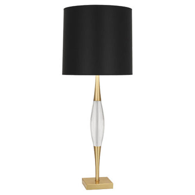 Robert Abbey - 207B - One Light Table Lamp - Juno - Modern Brass w/ Clear Crystal
