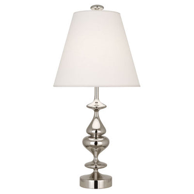 Robert Abbey - 446 - One Light Table Lamp - Jonathan Adler Hollywood - Polished Nickel