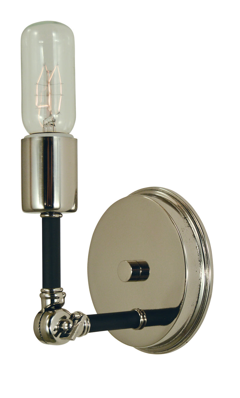 Framburg - 4681 PN/MBLACK - One Light Wall Sconce - Felix - Polished Nickel with Matte Black