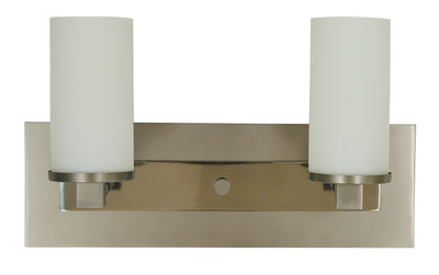 Framburg - 4732 SP/PN - Two Light Wall Sconce - Mercer - Satin Pewter with Polished Nickel