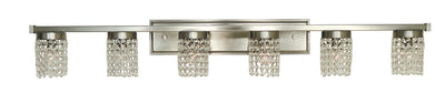 Framburg - 4746 BN - Six Light Wall Sconce - Gemini - Brushed Nickel