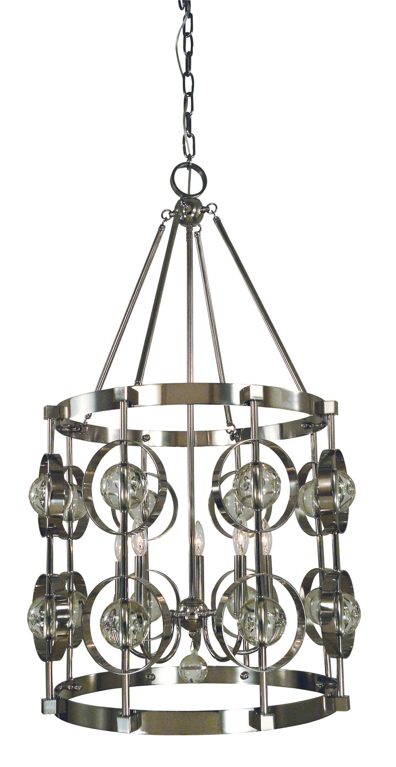 Framburg - 5032 PN - Five Light Chandelier - Ephemeris - Polished Nickel