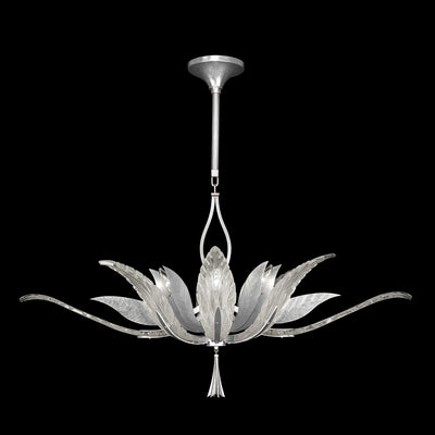 Fine Art - 893740-11ST - Eight Light Pendant - Plume - Silver