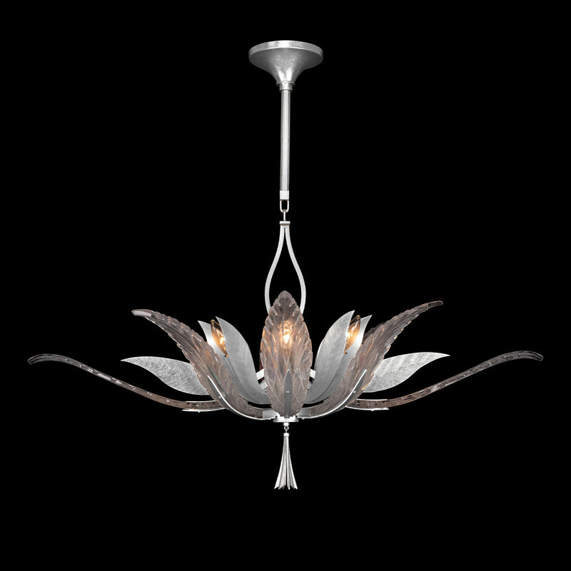 Fine Art - 893740-1ST - Eight Light Pendant - Plume - Silver