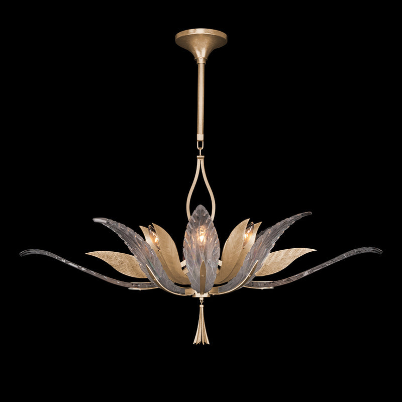 Fine Art - 893740-2ST - Eight Light Pendant - Plume - Gold