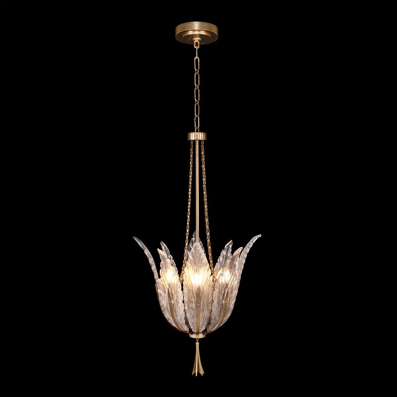 Fine Art - 893940-2ST - Four Light Pendant - Plume - Gold