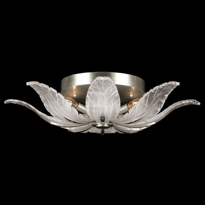 Fine Art - 894140-11ST - Four Light Flush Mount - Plume - Silver