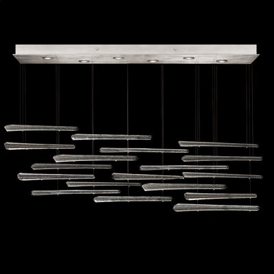 Fine Art - 895140-141ST - LED Pendant - Elevate - Silver Leaf