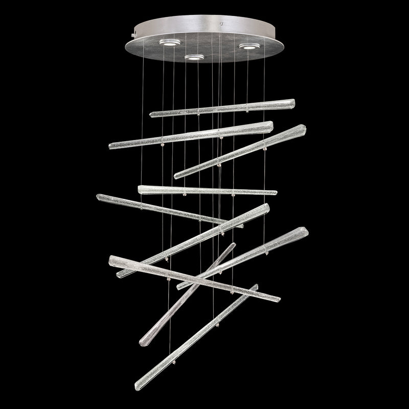 Fine Art - 895640-131ST - LED Pendant - Elevate - Silver Leaf