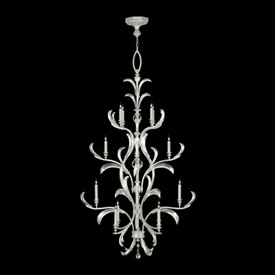 Fine Art - 704040-SF4 - 16 Light Chandelier - Beveled Arcs - Silver Leaf