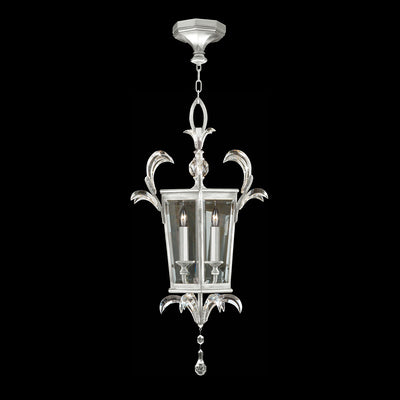 Fine Art - 705440-SF4 - Three Light Pendant - Beveled Arcs - Silver Leaf