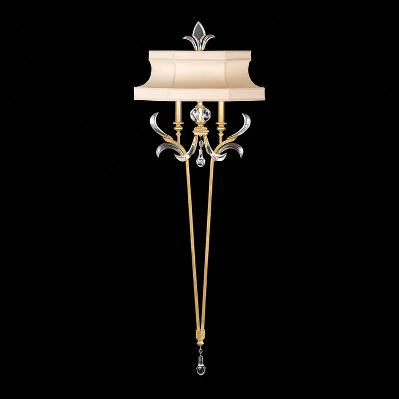 Fine Art - 706950-SF3 - Two Light Wall Sconce - Beveled Arcs - Gold Leaf