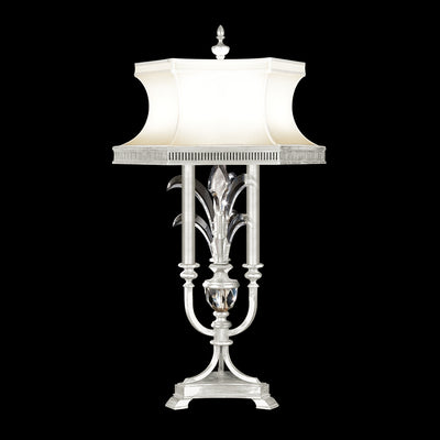 Fine Art - 738210-SF4 - Three Light Table Lamp - Beveled Arcs - Silver Leaf