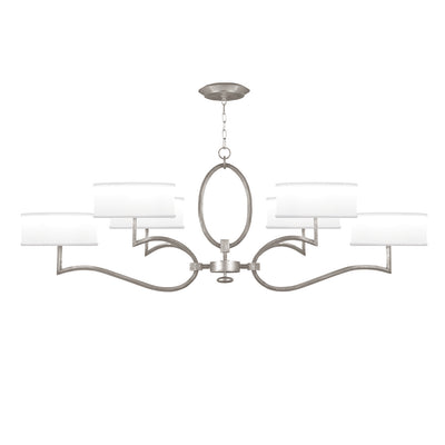 Fine Art - 780040-SF41 - Six Light Chandelier - Allegretto - Silver Leaf