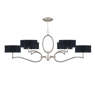 Fine Art - 780040-SF42 - Six Light Chandelier - Allegretto - Silver Leaf