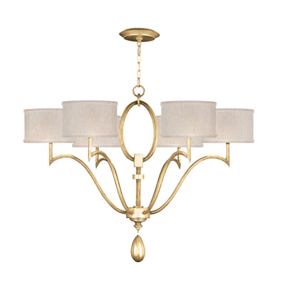 Fine Art - 785840-SF33 - Six Light Chandelier - Allegretto - Gold Leaf