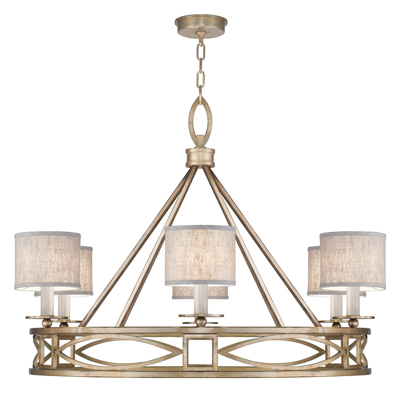 Fine Art - 887640-SF31 - Six Light Chandelier - Cienfuegos - Gold Leaf