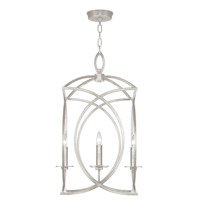 Fine Art - 887740-SF4 - Four Light Chandelier - Cienfuegos - Silver Leaf