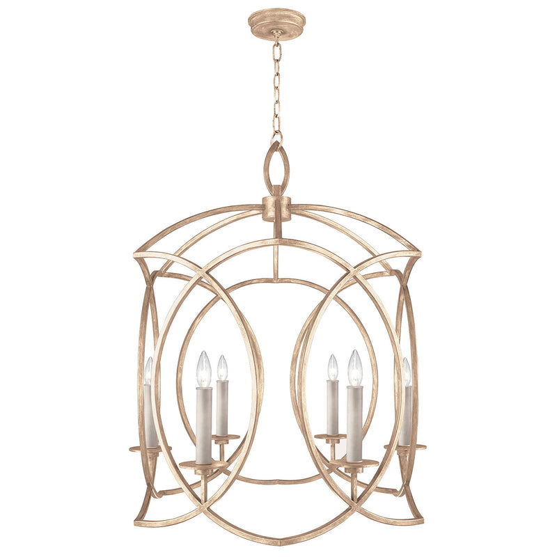 Fine Art - 889840-SF3 - Six Light Chandelier - Cienfuegos - Gold Leaf