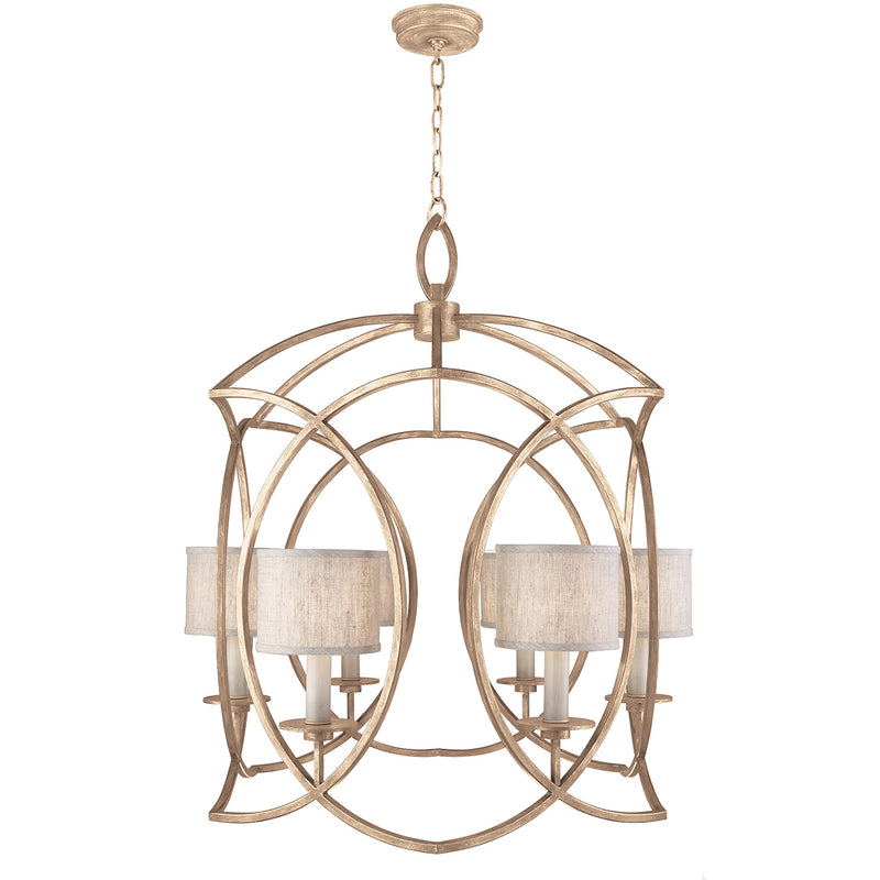 Fine Art - 889840-SF31 - Six Light Chandelier - Cienfuegos - Gold Leaf