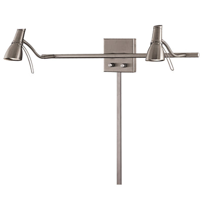 George Kovacs - P4440-084-L - LED Wall Lamp - Second Marriage - Brushed Nickel