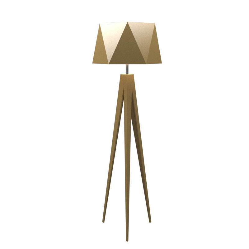 Accord Lighting - 3034.38 - LED Floor Lamp - Facet - Pale Gold