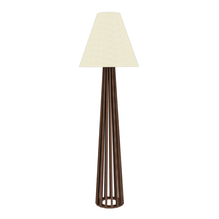 Accord Lighting - 361.18 - LED Floor Lamp - Slatted - American Walnut