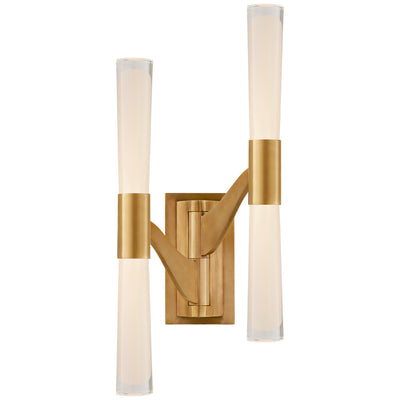 Visual Comfort Signature - ARN 2471HAB-CG - LED Wall Sconce - Brenta - Hand-Rubbed Antique Brass
