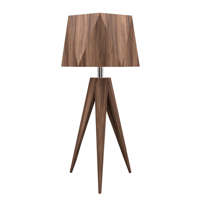 Accord Lighting - 7048.18 - LED Table Lamp - Facet - American Walnut
