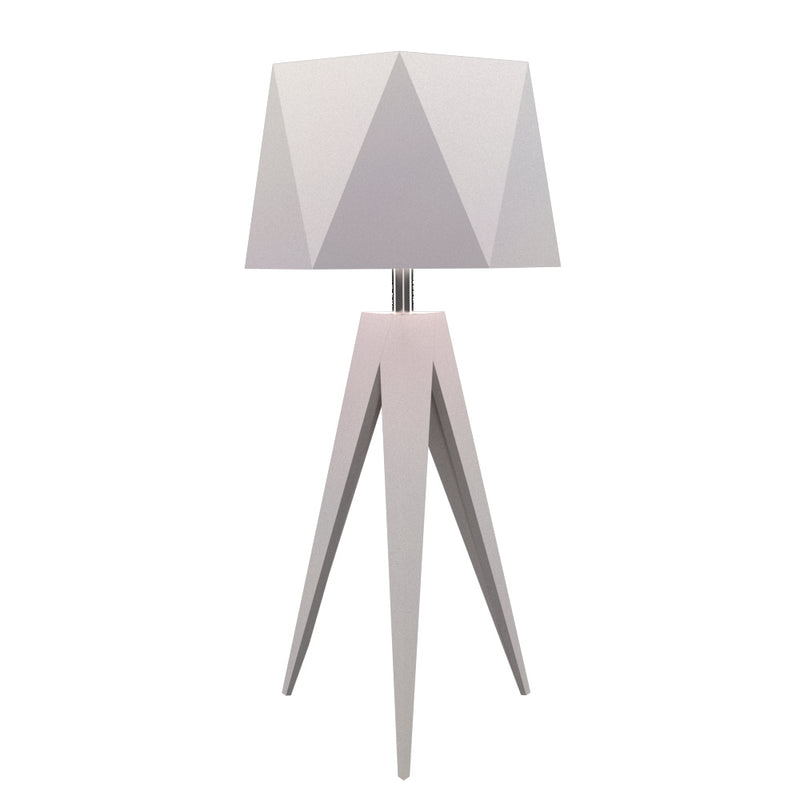 Accord Lighting - 7048.25 - LED Table Lamp - Facet - Iredesent White