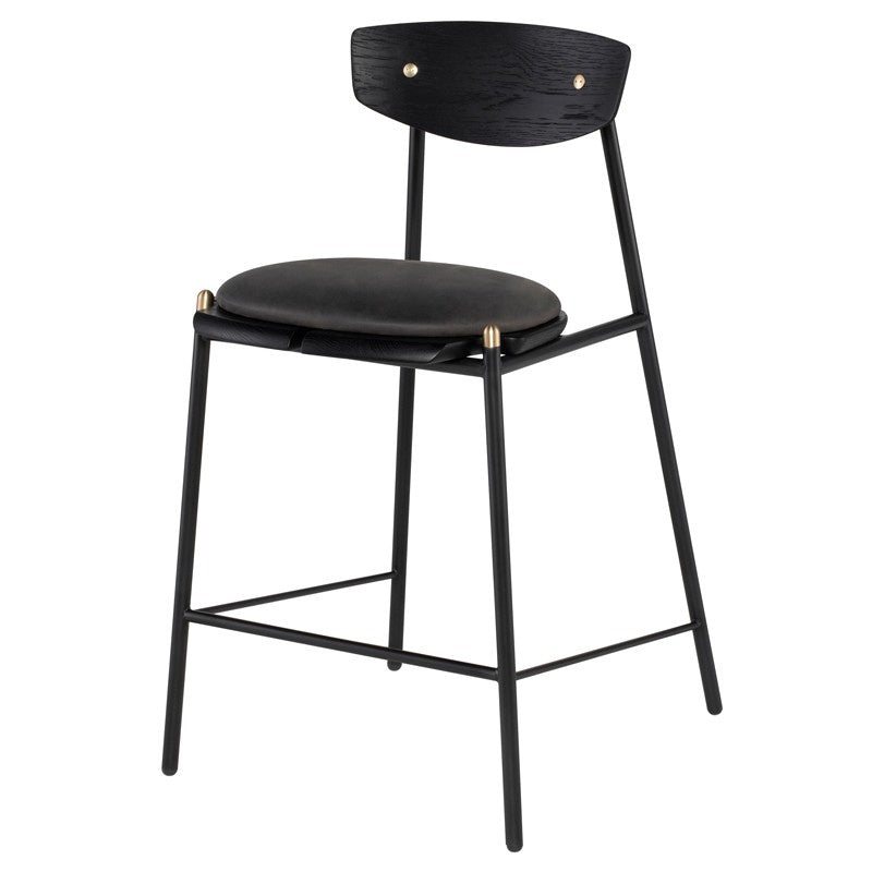 Nuevo - HGDA777 - Bar Stool - Kink - Storm Black