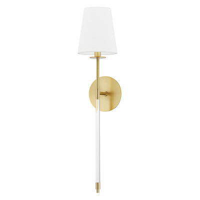 Hudson Valley - 2041-AGB - One Light Wall Sconce - Niagara - Aged Brass