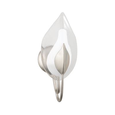 Hudson Valley - 4801-SL - One Light Wall Sconce - Blossom - Silver Leaf