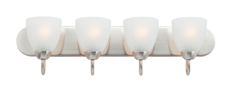 Maxim - 11384FTSN - Four Light Bath Vanity - Axis - Satin Nickel