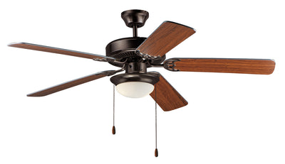Maxim - 89908SWOIWP - 52``Ceiling Fan - Basic-Max - Oil Rubbed Bronze / Walnut / Pecan