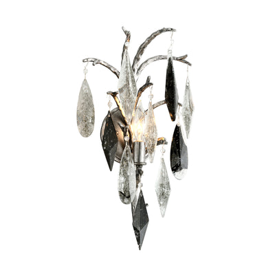Corbett Lighting - 306-11 - One Light Wall Sconce - Nera - Blackened Silver Leaf