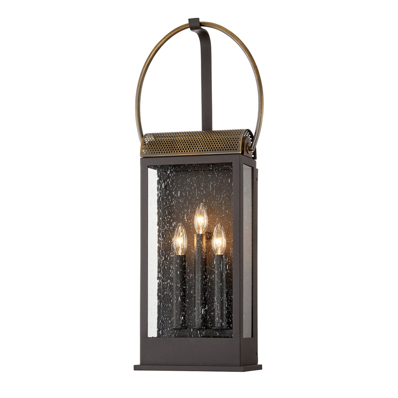 Troy Lighting - B7423 - Three Light Wall Sconce - Holmes - Bronze And Brass