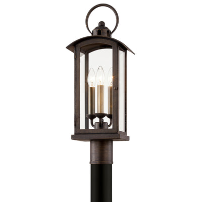 Troy Lighting - P7445 - Three Light Post Lantern - Chaplin - Vintage Bronze