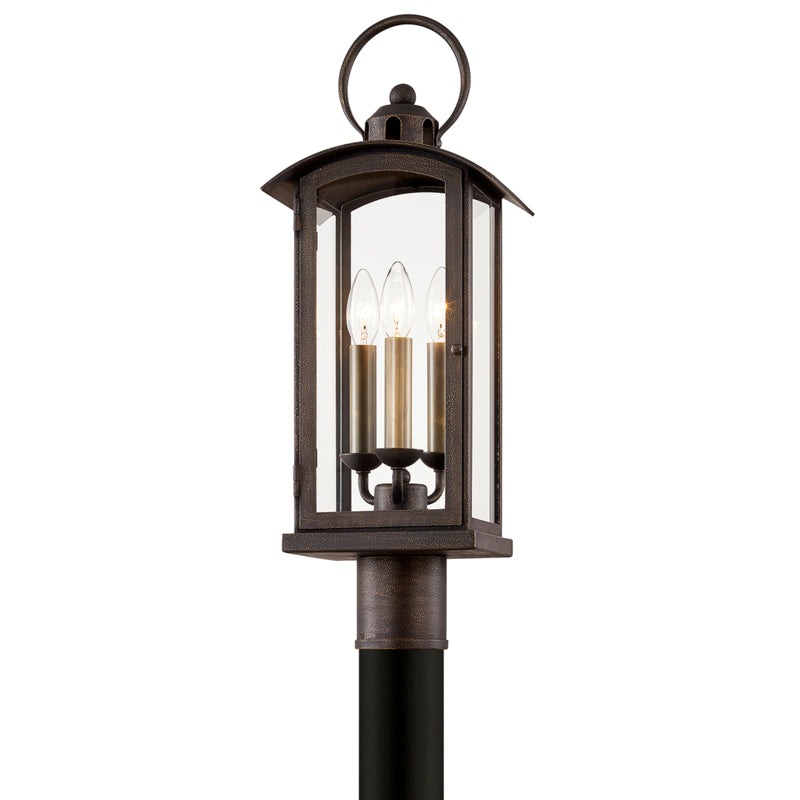 Troy Lighting - P7445 - Three Light Post Lantern - Chaplin - Vintage Bronze