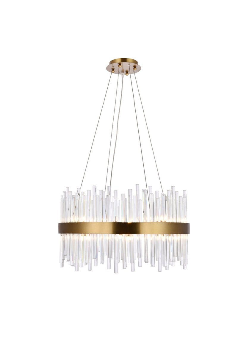 Elegant Lighting - 3000D25G - 16 Light Chandelier - Dallas - Gold