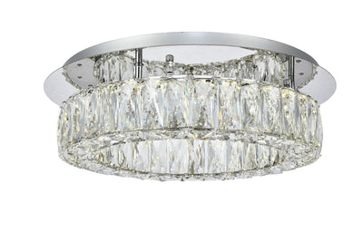 Elegant Lighting - 3503F18C - LED Flush Mount - Monroe - Chrome