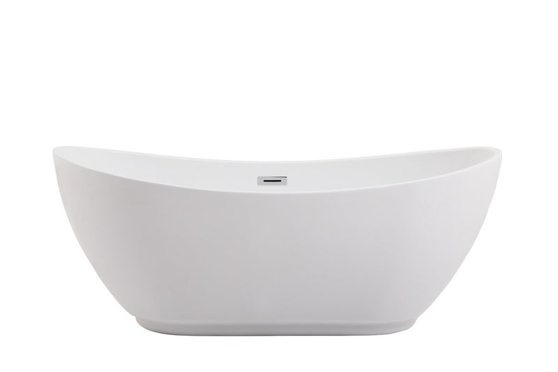 Elegant Lighting - BT10362GW - Bathtub - Ines - Glossy White