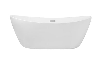 Elegant Lighting - BT10372GW - Bathtub - Ines - Glossy White