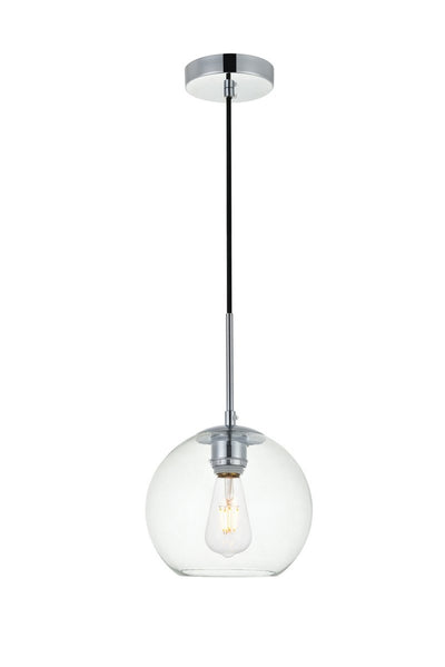 Elegant Lighting - LD2206C - One Light Pendant - BAXTER - Chrome And Clear