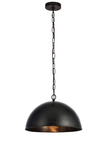 Elegant Lighting - LD6013D15BK - One Light Pendant - Merce - Vintage Black