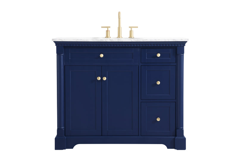 Elegant Lighting - VF53042BL - Bathroom Vanity Set - Clarence - Blue