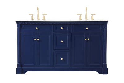 Elegant Lighting - VF53060DBL - Bathroom Vanity Set - Clarence - Blue