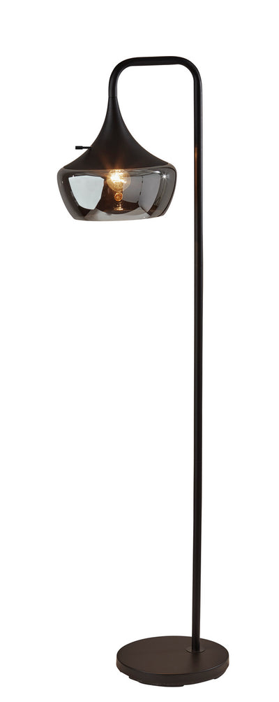 Adesso Home - 2143-01 - Floor Lamp - Eliza - Black