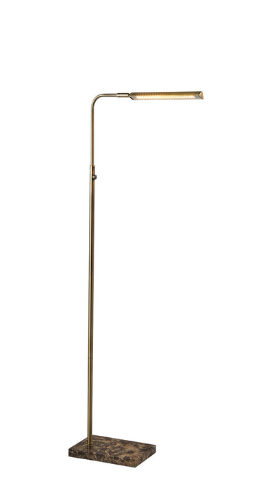 Adesso Home - 3558-21 - LED Floor Lamp - Reader - Antique Brass